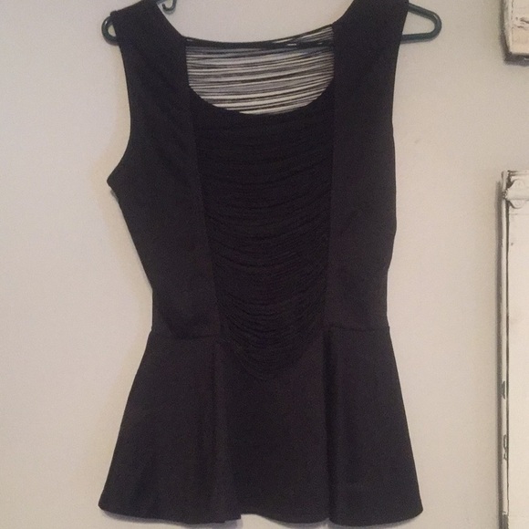 Peplum top with amazing back detail - Picture 2 of 3
